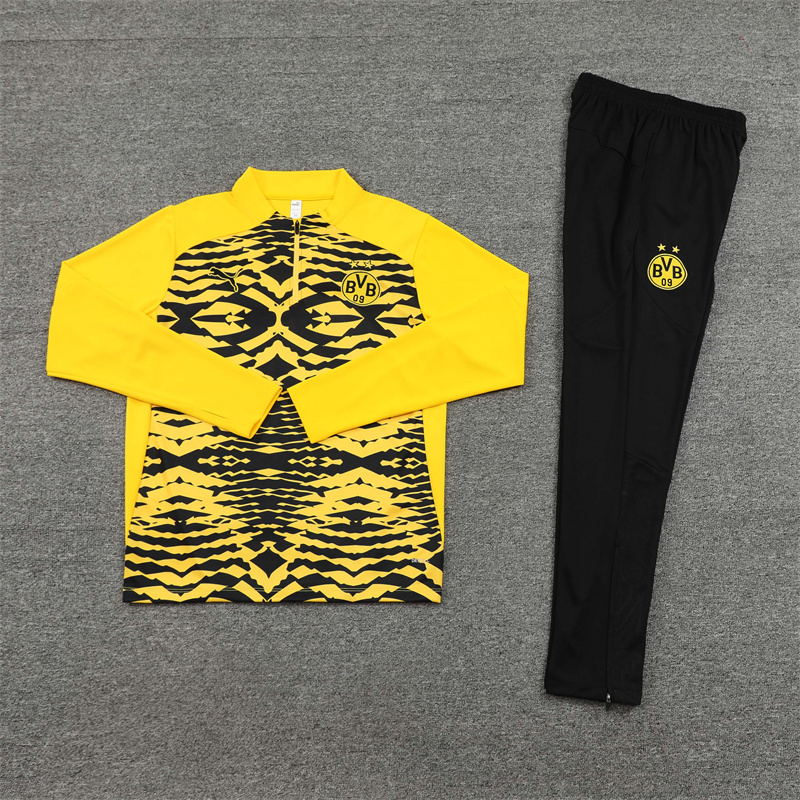 Borussia Dortmund 24-25 adult half-zip training suit Top + pants