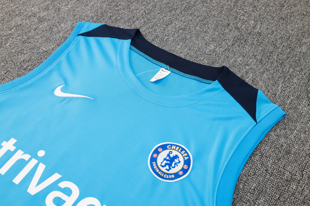 Chelsea 24/25 Adults sleeveless  Jersey+Shorts ﻿