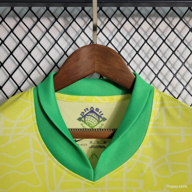 Brazil  2024 Kids Home-Short sleeves+bottoms