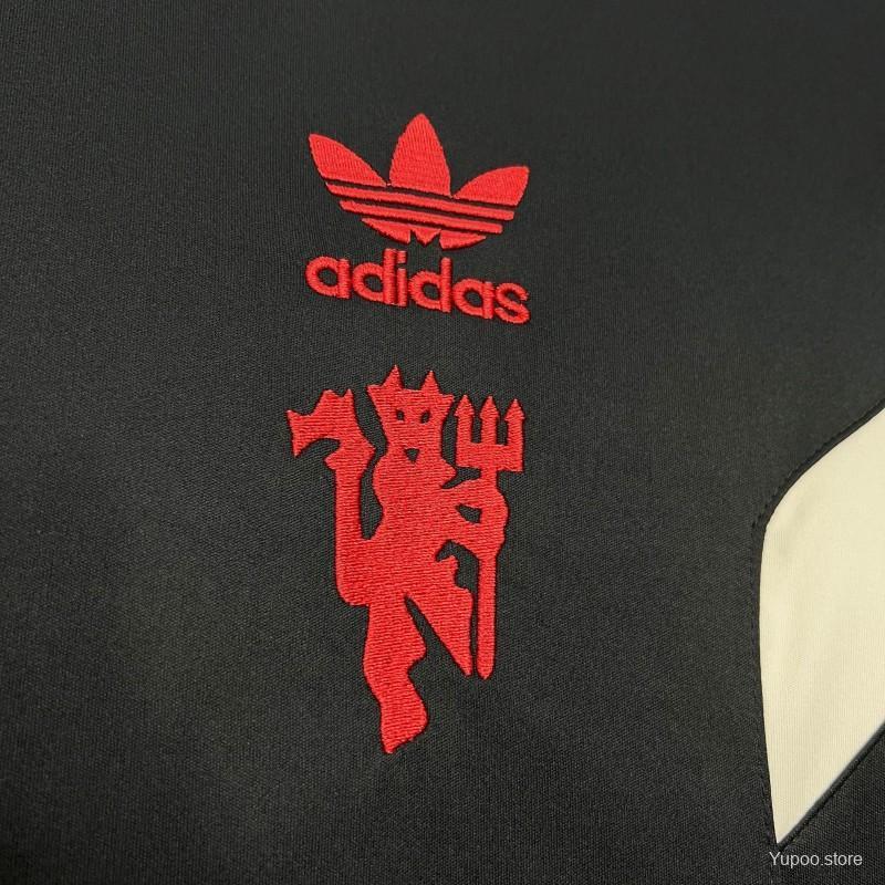 Manchester 24/25 Originals Black Training Jersey-Fans Version