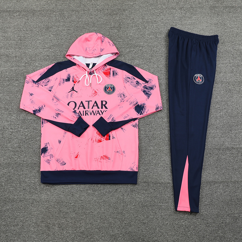 PSG 24/25 Adults Long sleeves half-zip cap training suit Top + pants
