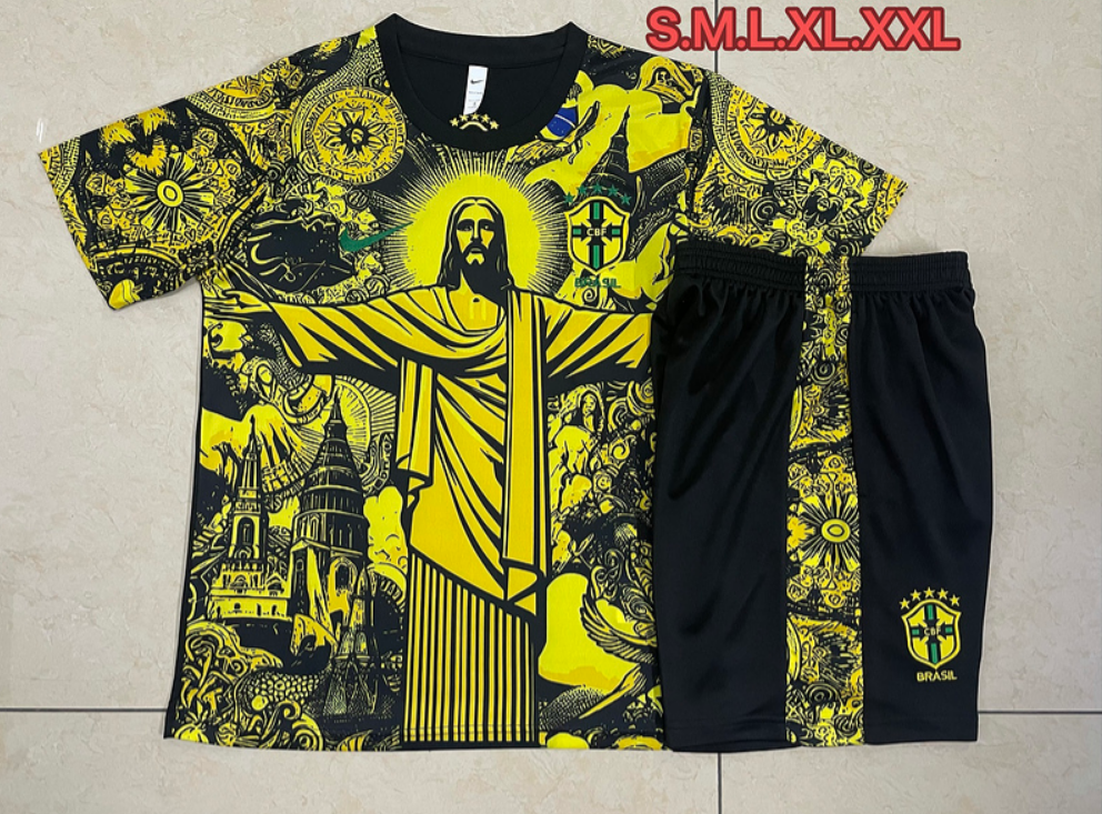 Brazil  24/25 Adult Sleeveless Shirt+Shorts
