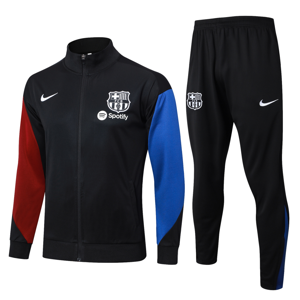 Barcelona 24-25 Adults Long Zipper Training Jersey  top + pants