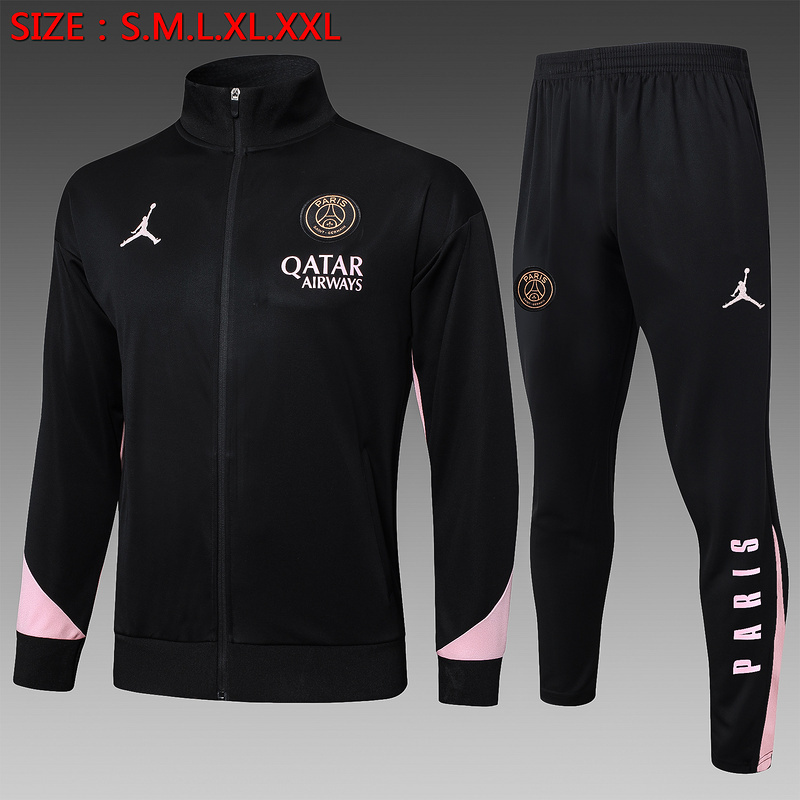 PSG 24-25 Adults Long Zipper Training Jersey  top + pants