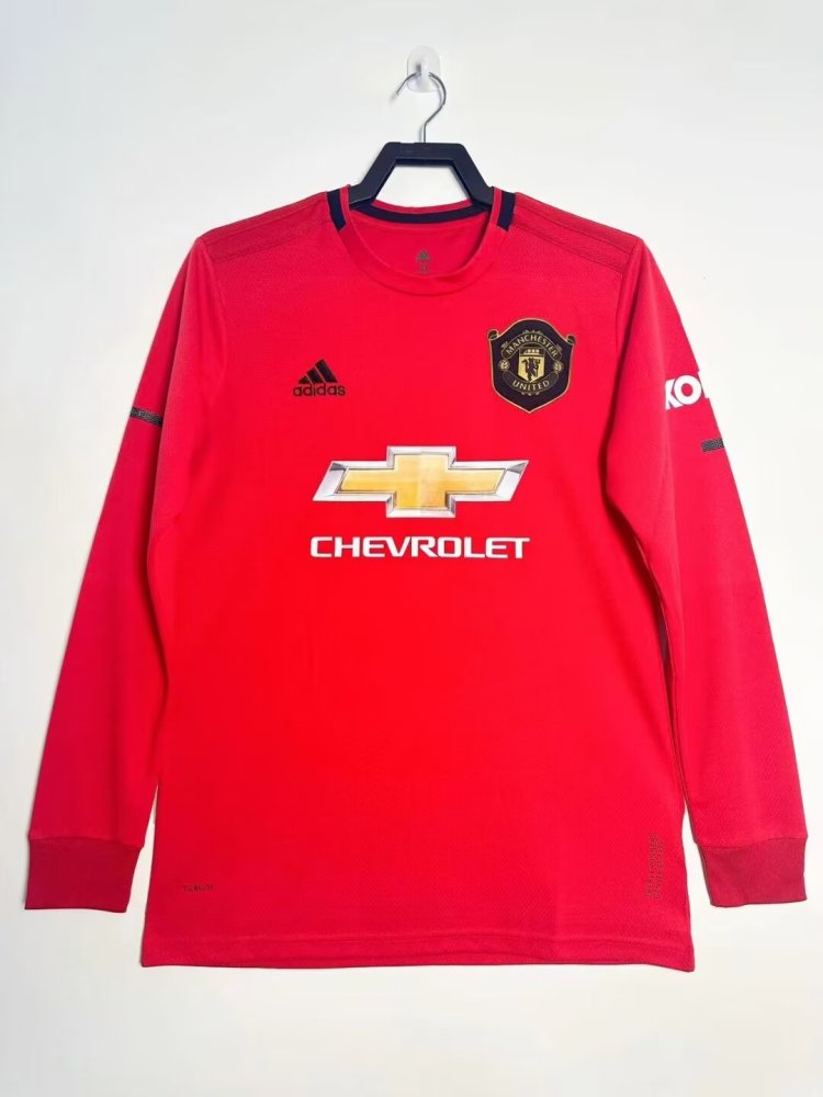 Manchester United Retro 2019-2020 season long home jersey