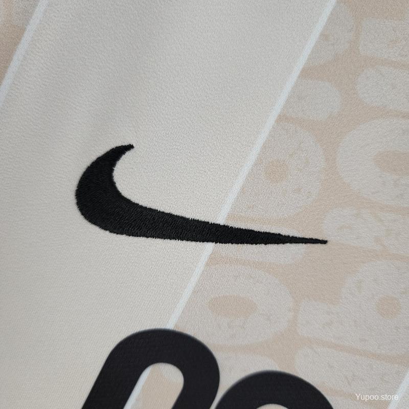 Corinthians Retro 2010 100th Anniversary Beige Soccer Jersey