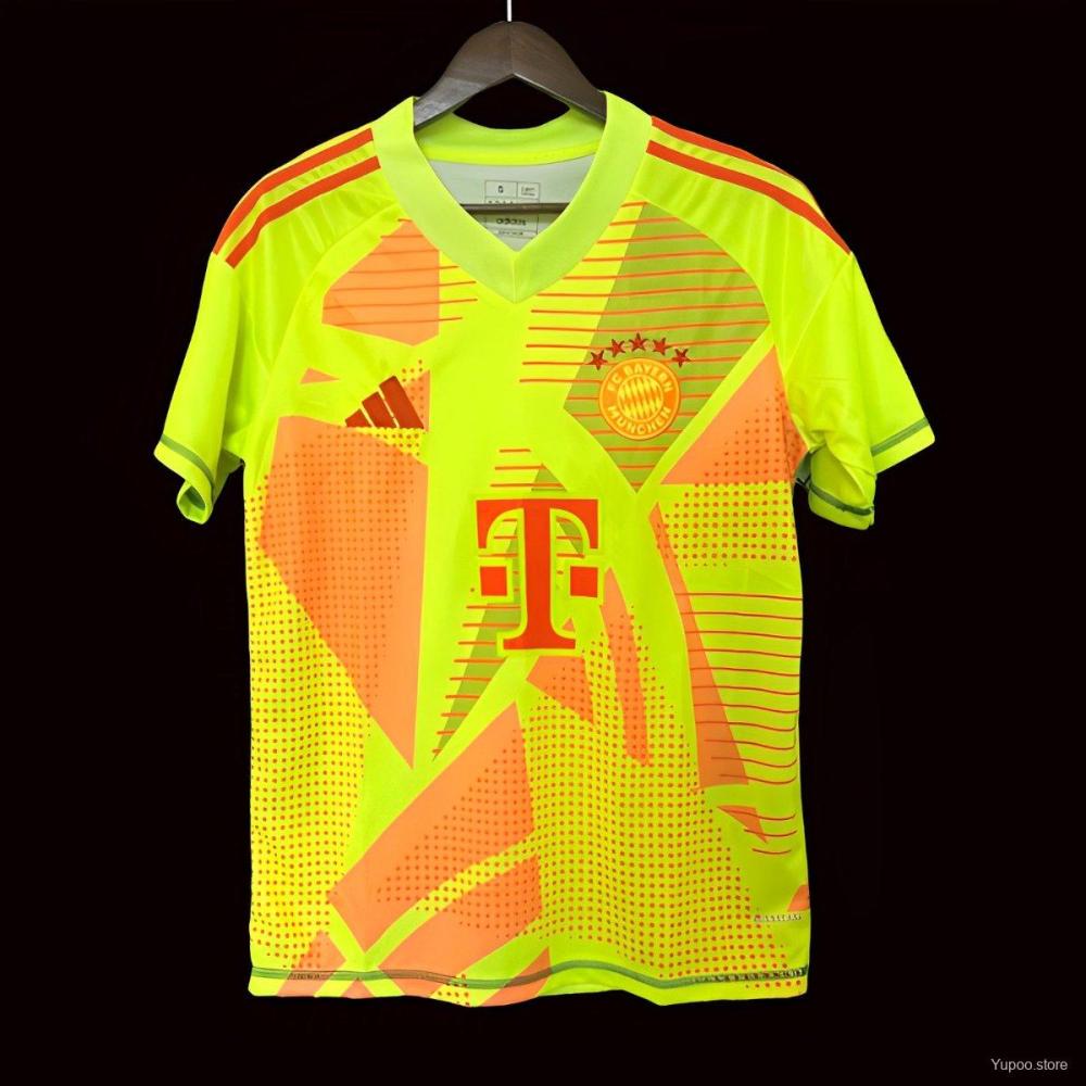 Bayern Munich 24/25 Green Goalkeeper Jersey- Fans Version