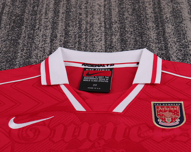 Arsenal 96-97 Home Kids Retro Kit Jersey