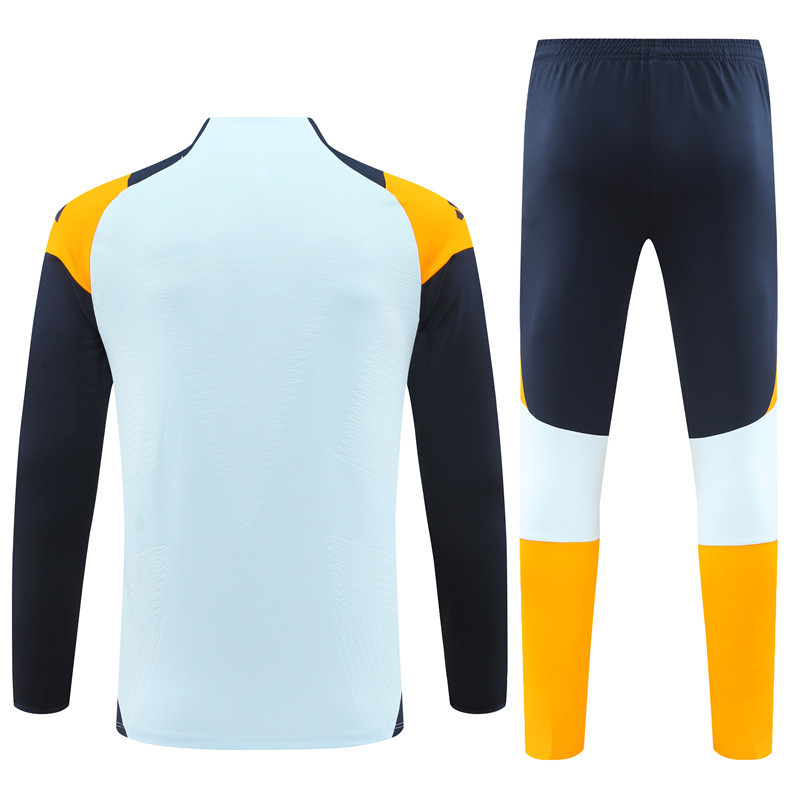 Real Madrid  24/25 Adults  Long sleeves  half-zip training suit Top + pants