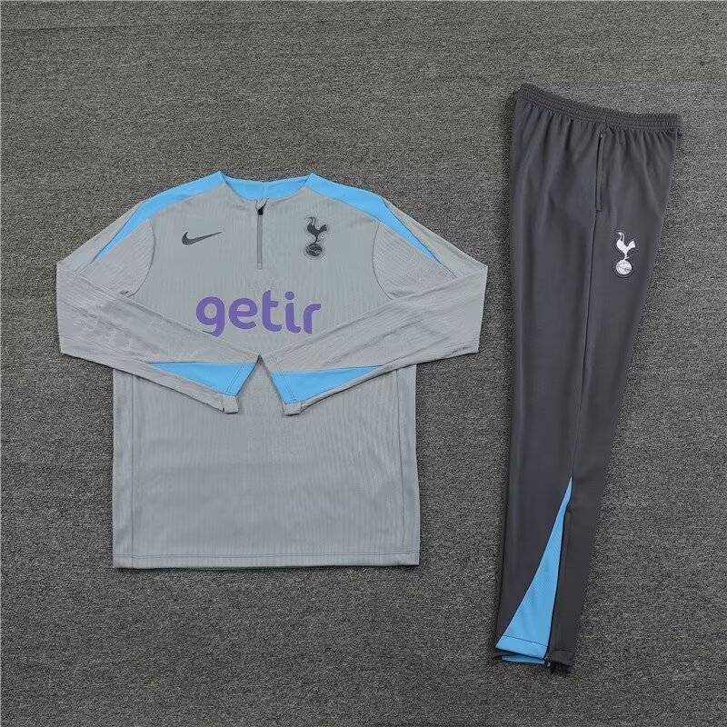 Tottenham 24-25 KIDS Long sleeves half-zip training suit Top + pants