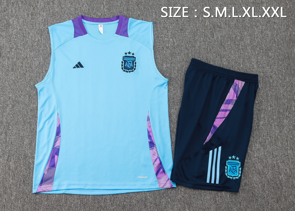 Argentina 24/25 Adult Sleeveless Shirt+Shorts
