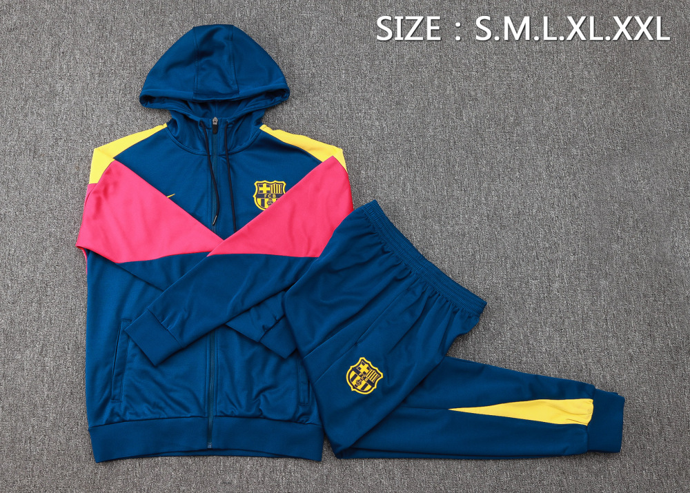 Barcelona 24-25 Adult  coat with full zipper and cap, training suit top and pants