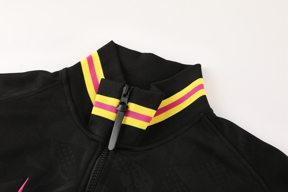 24-25 Chelsea Black Full-Zip Tracksuit Jersey  top + pants
