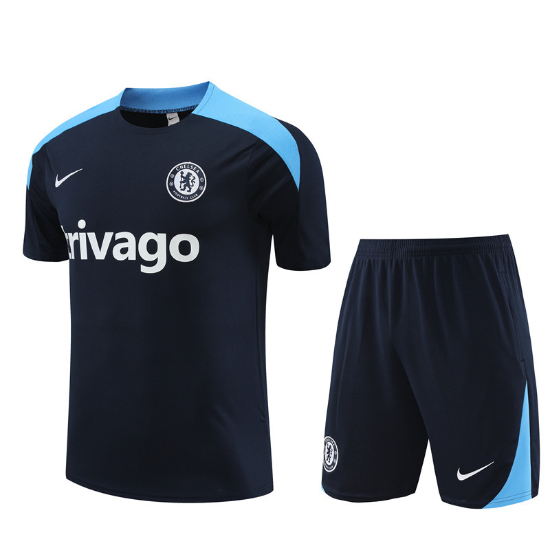 Chelsea 24/25 kids Short Sleeve Jersey+Shorts ﻿