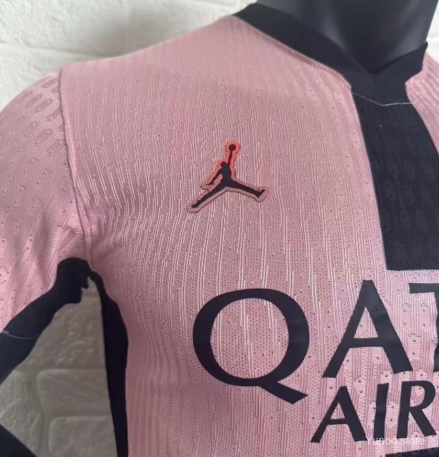 PSG 24/25 Player Version Third Pink Jersey