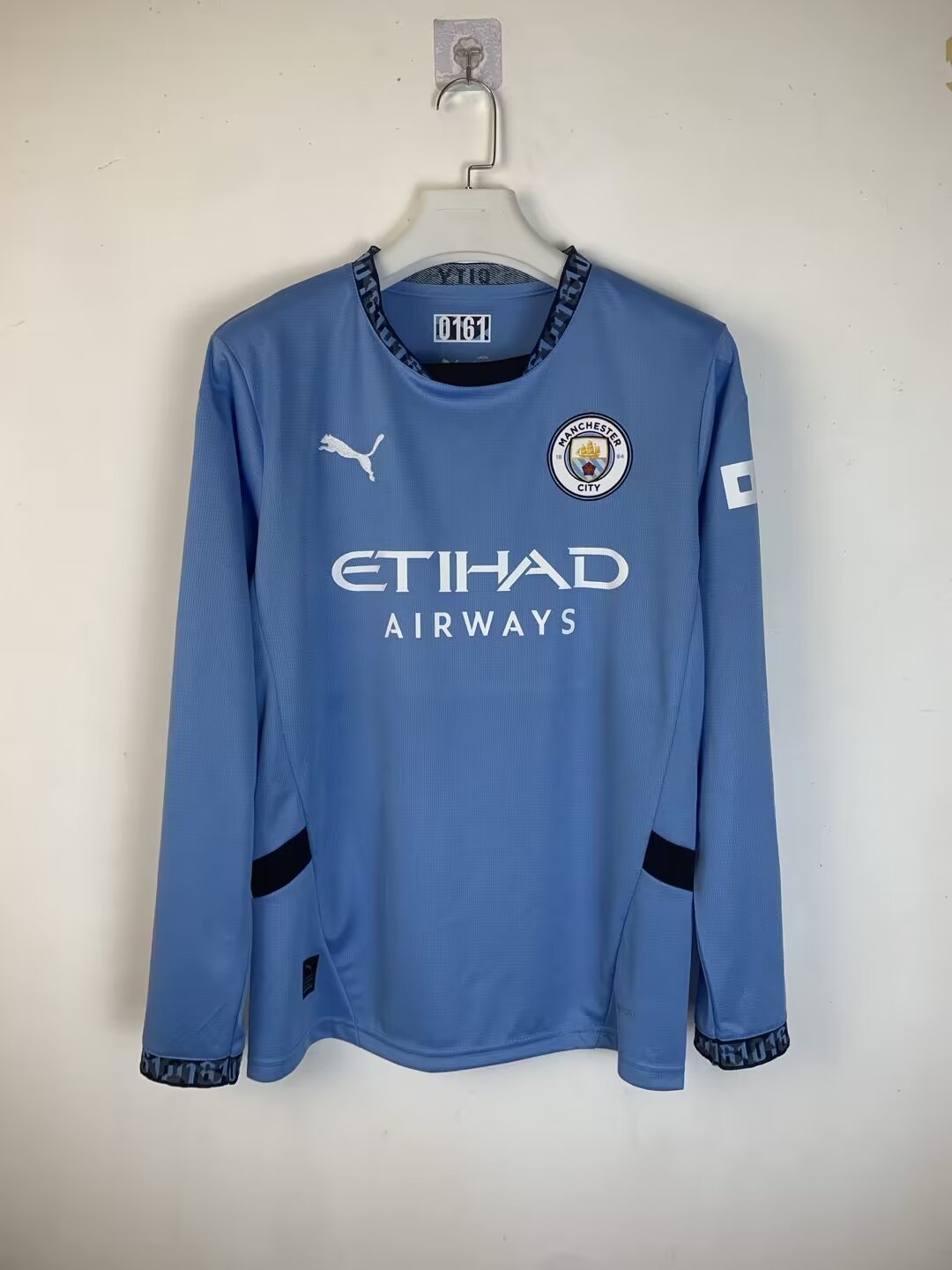 Manchester City 24-25 Home Long Sleeve Jersey - Fans Version