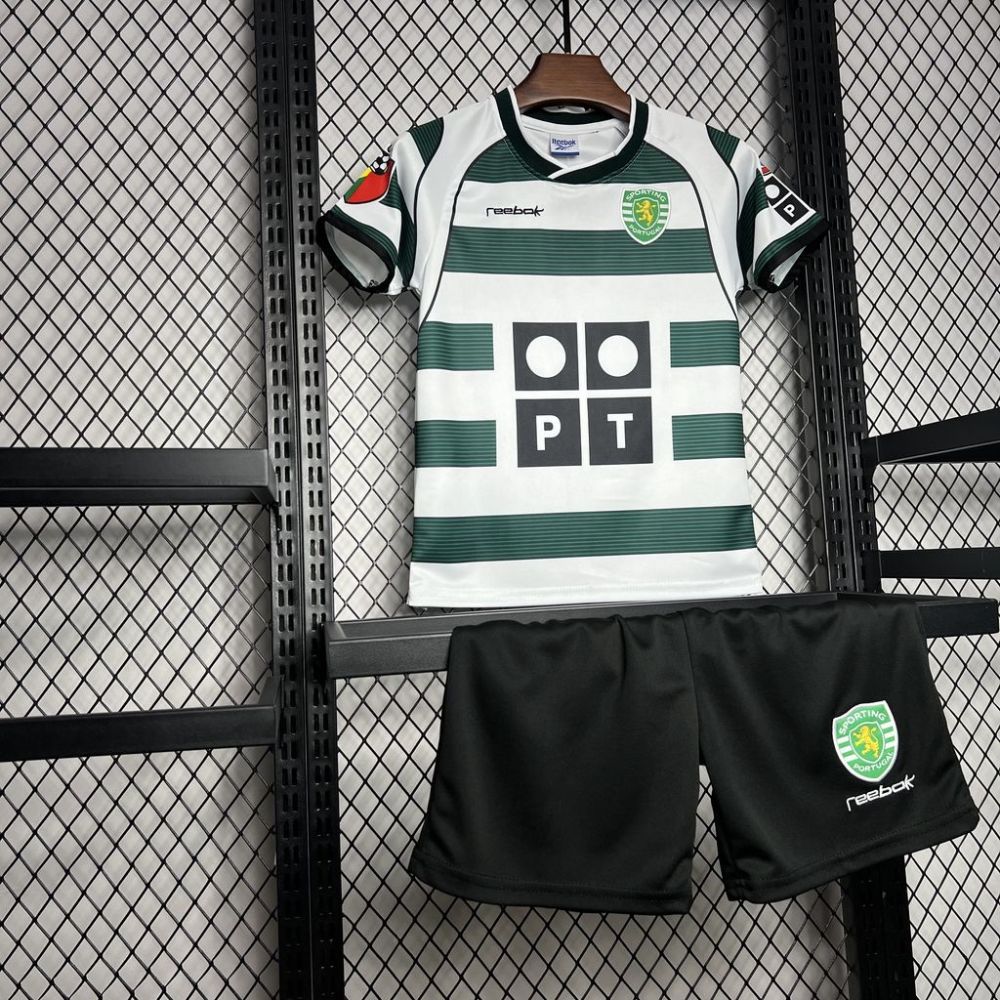 2001-03 Sporting Lisbon home Kids Retro Kit