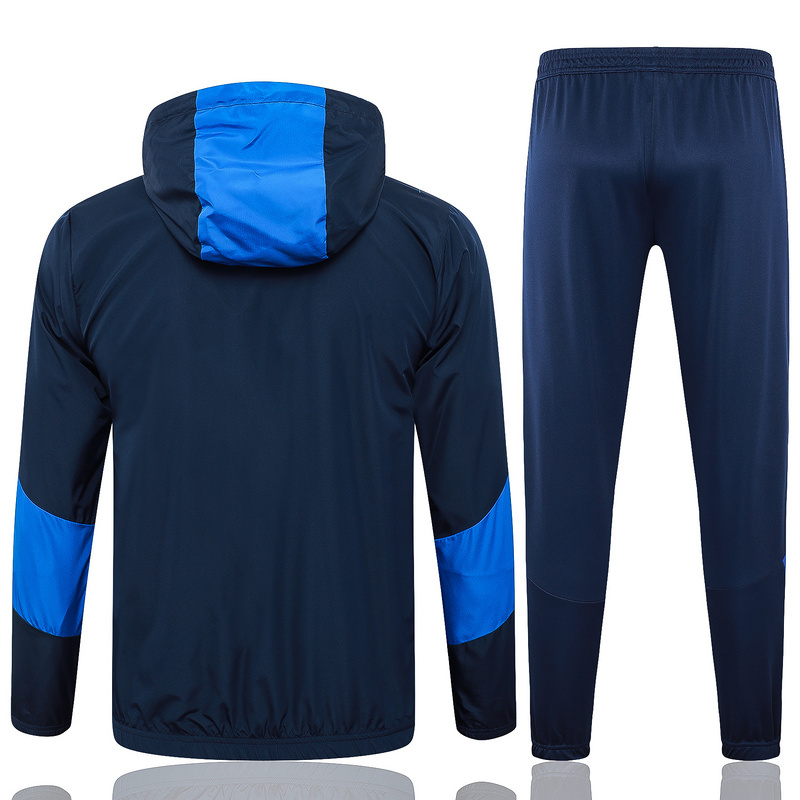 Olympique Marseille 24/25 Windbreaker Hoodie Jackets-Top + pants