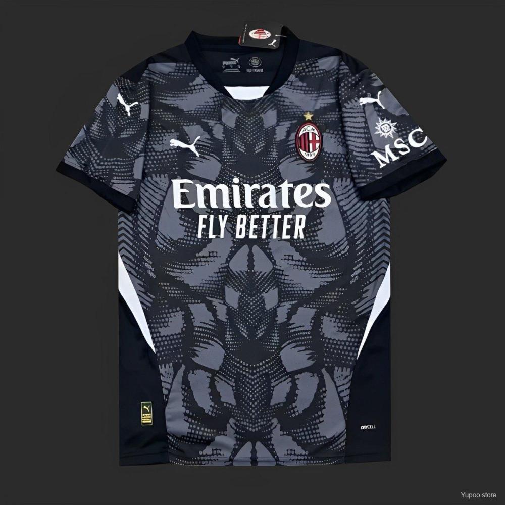 AC Milan 24/25 Black Goalkeeper Jersey- Fans Version
