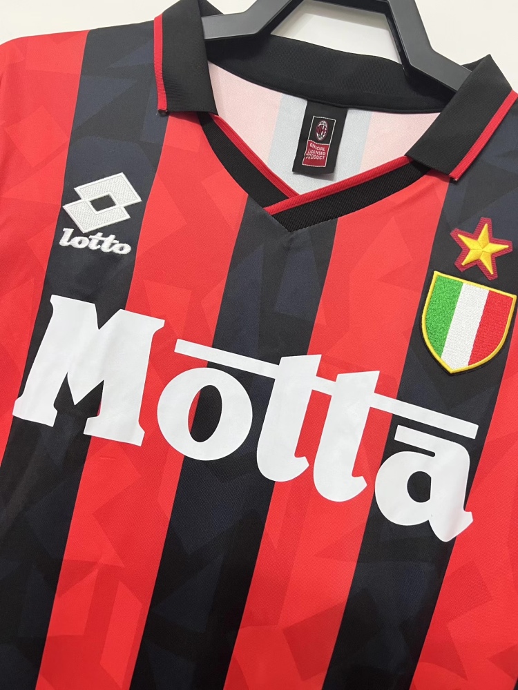AC Milan Retro 1993-1994 season home jersey