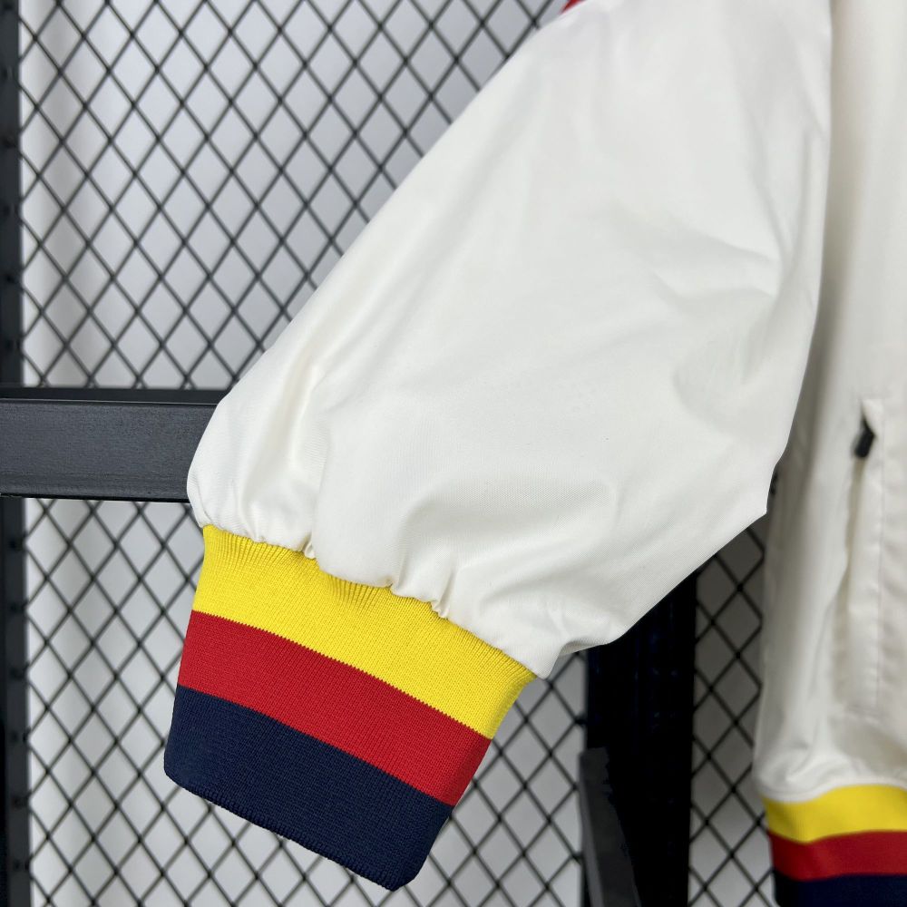 Barcelona 94-95 Retro Long sleeves zipper Windbreaker