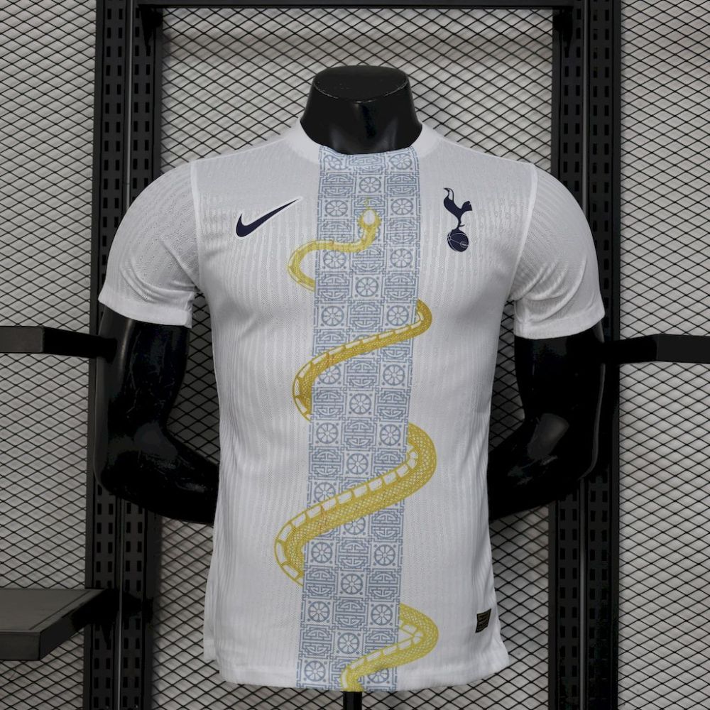 Tottenham 25/26 White Gold Snake Edition Jersey-Player Version