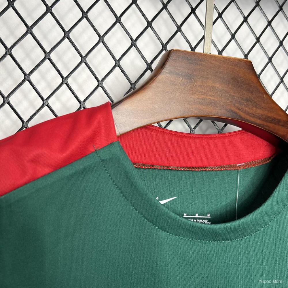 Liverpool 24/25 Dark Green Pre-match Jersey- Fans Version