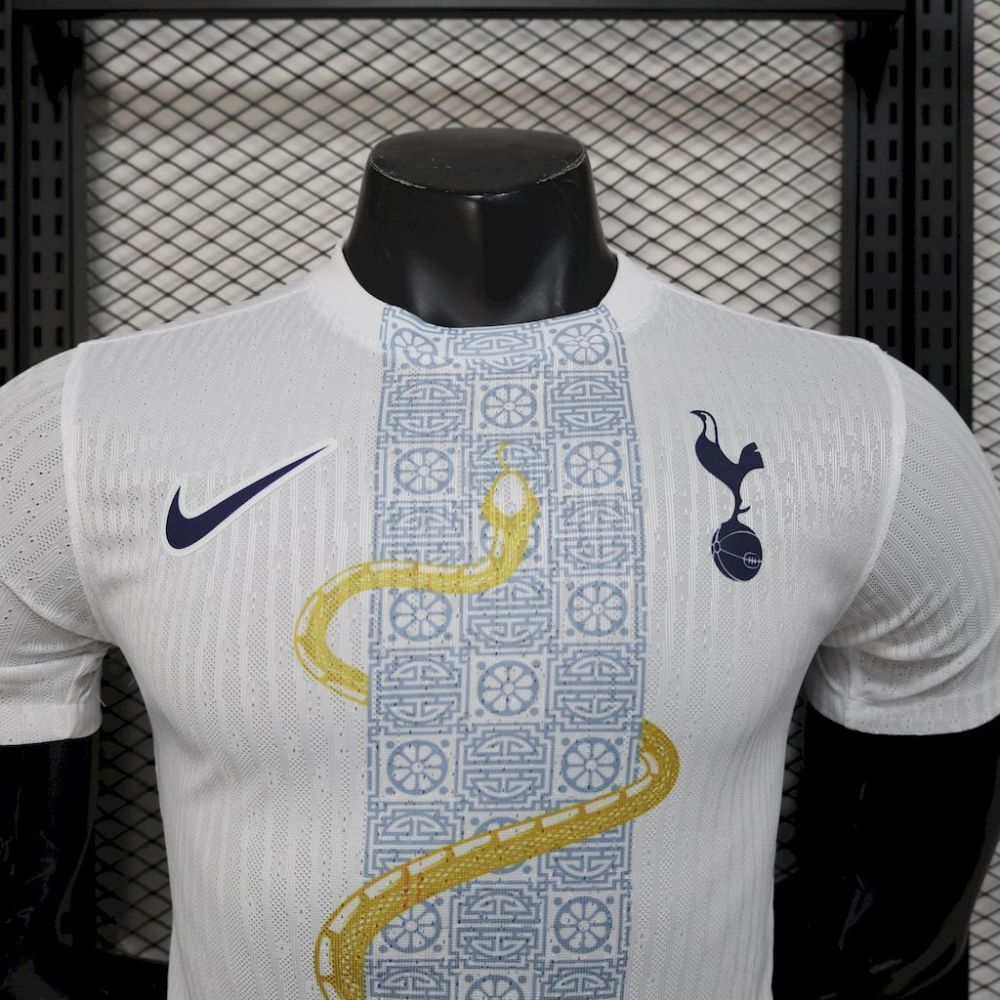 Tottenham 25/26 White Gold Snake Edition Jersey-Player Version