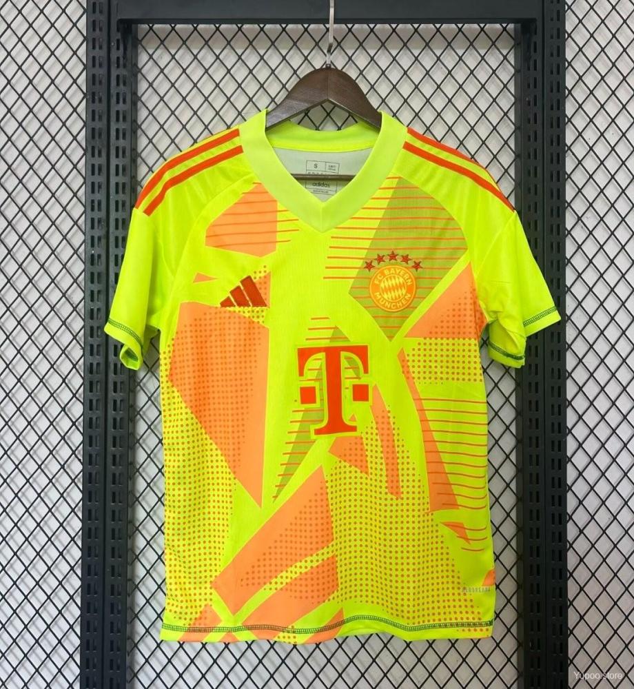Bayern Munich 24/25 Green Goalkeeper Jersey- Fans Version