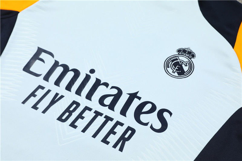 Real Madrid  24/25 KIDS  Long sleeves  half-zip training suit Top + pants