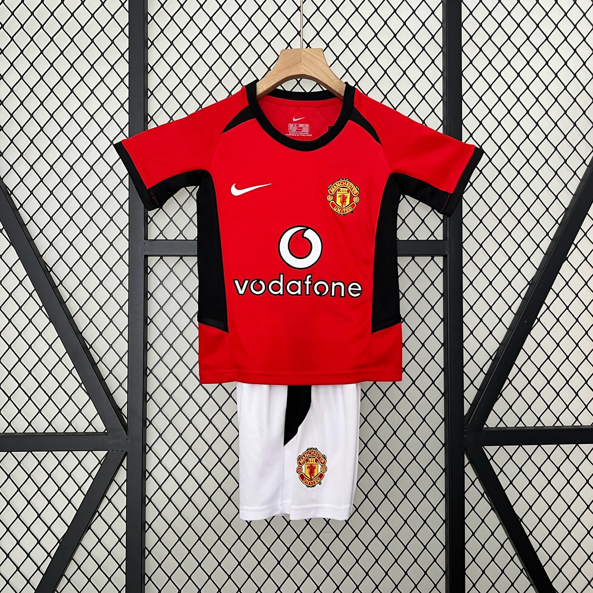 2002-04 Manchester United home Kids Retro Kit