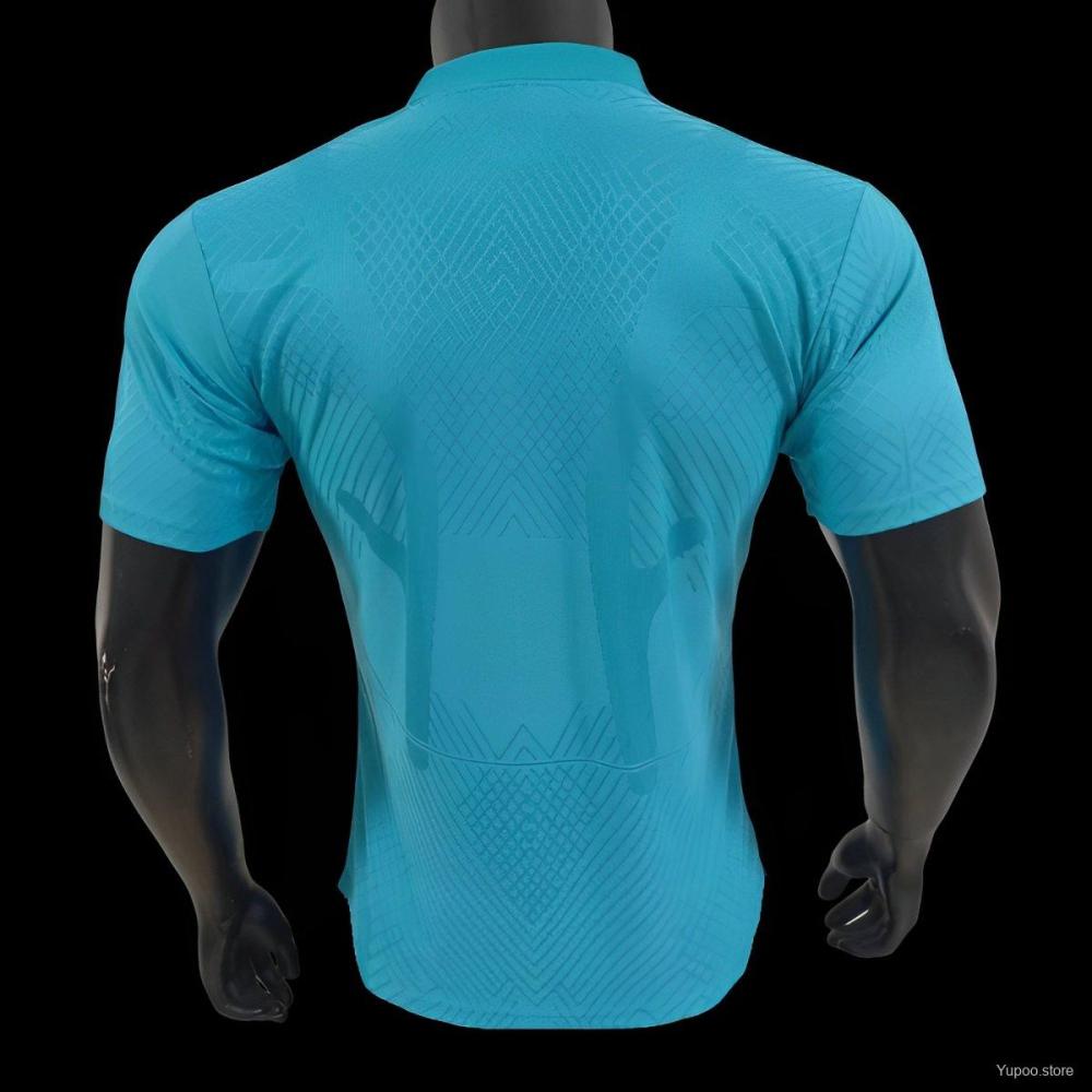 Ajax 24/25 Skyblue Polo Jersey-Player Version