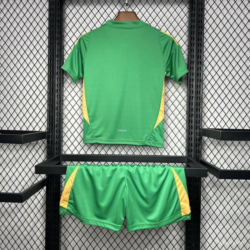 Newcastle United 24/25 Kids Goalkeeper Green Jersey kit Top + pants