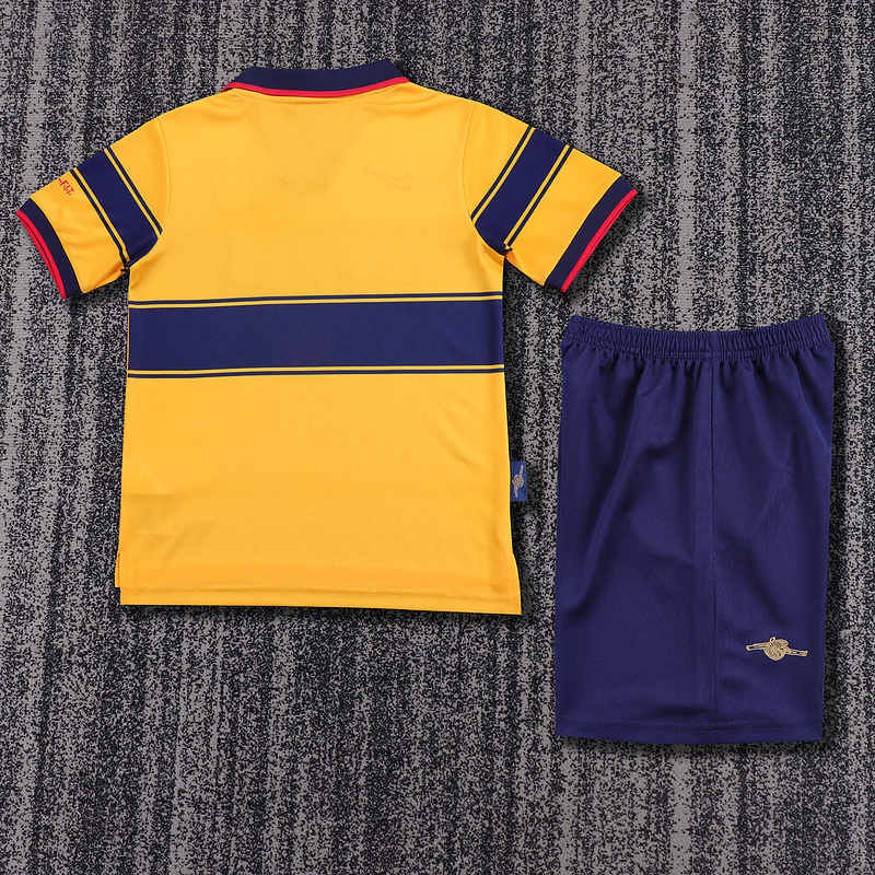 Arsenal 1997 Away Kids Retro Kit Jersey