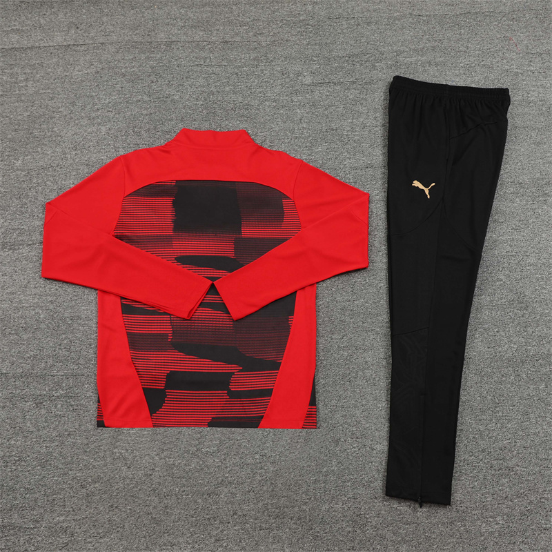 AC Milan 24/25 Adults Long sleeves half-zip training suit Top + pants