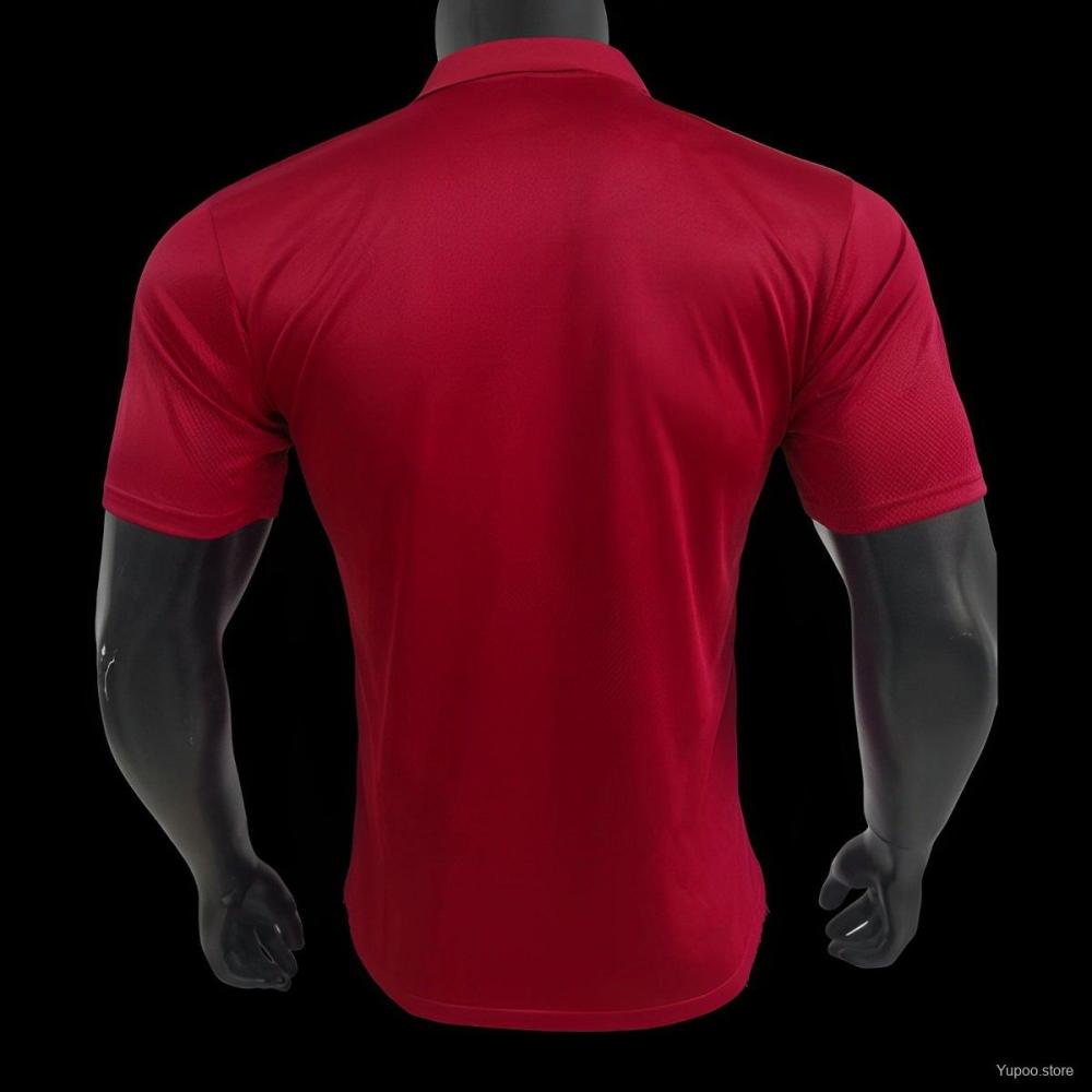 Ajax 24/25 Red Polo Jersey-Player Version