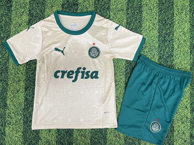 Palmeiras 24/25 KIDS Away Jersey Short sleeves+bottoms