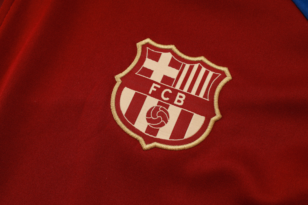 Barcelona 24-25 Adults Long Zipper Training Jersey  top + pants