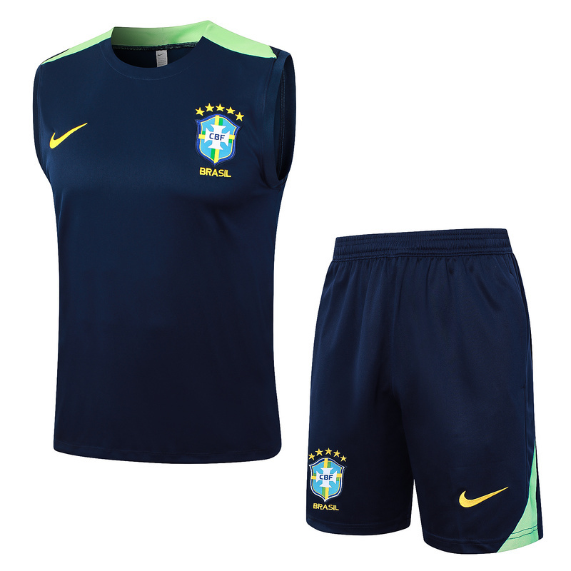 Brazil  24/25 Adult Sleeveless Shirt+Shorts