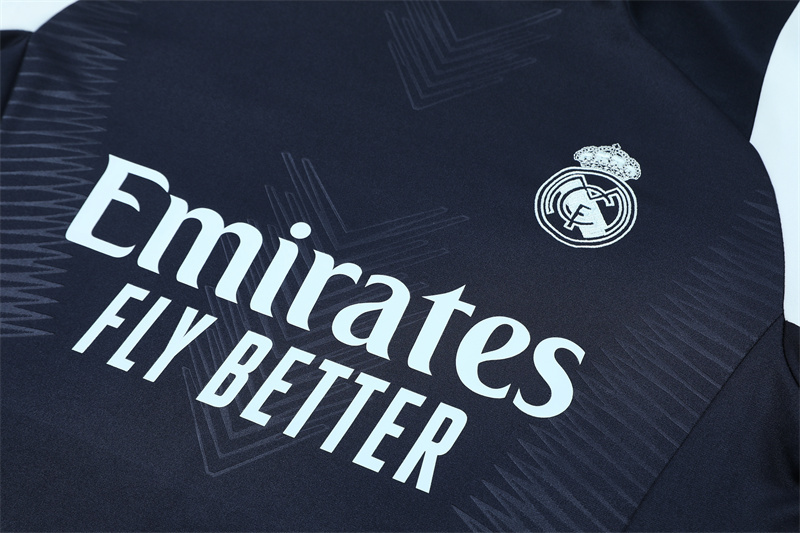 Real Madrid  24/25 Adults  Long sleeves  half-zip training suit Top + pants