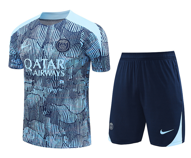 PSG 24/25 Adults short sleeved training suit with top and pants