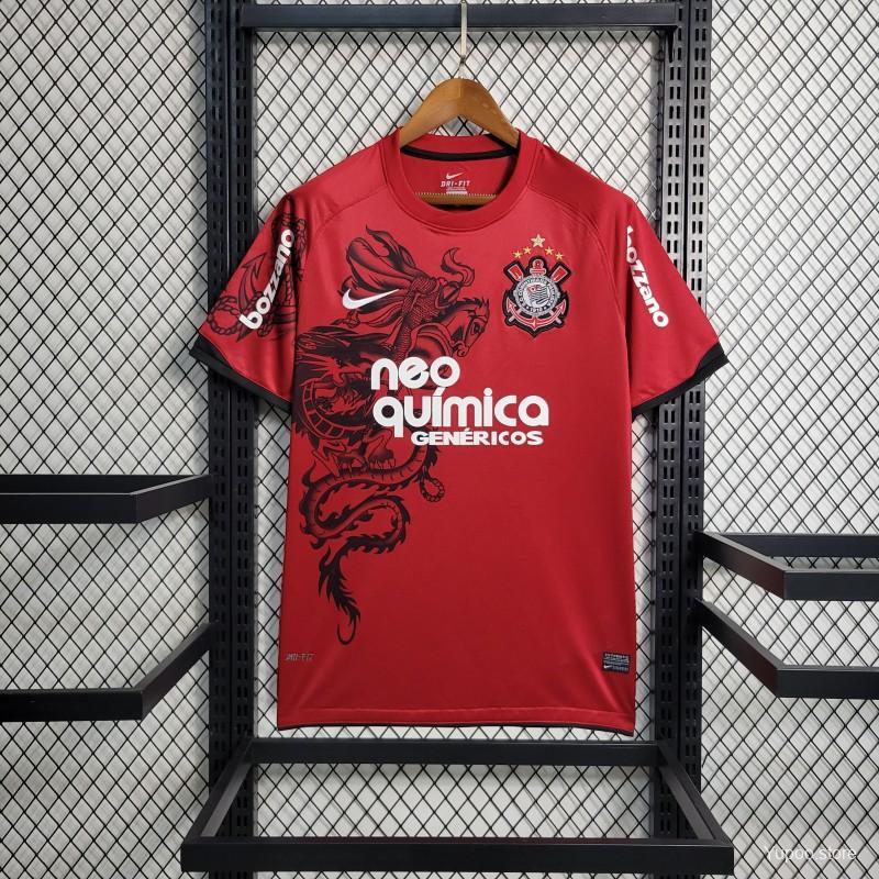 Corinthians Retro 11-12 THIRD Red Soccer Jersey