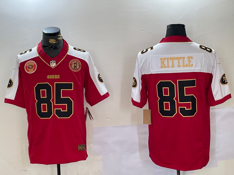 NFL 49ers City Royals KITTLE No. 85  baseball uniform