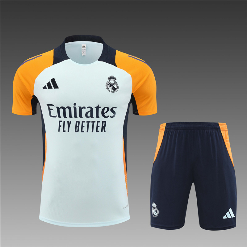 Real Madrid 24/25 Adults Short Sleeve Jersey+Shorts ﻿