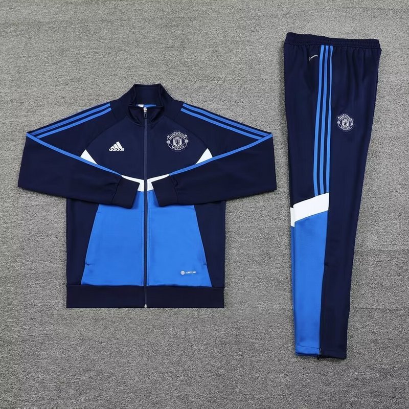Manchester United 24-25 Adults Long Zipper Training Jersey  top + pants