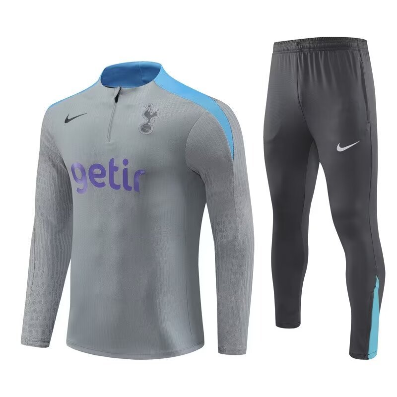 Tottenham 24-25 KIDS Long sleeves half-zip training suit Top + pants