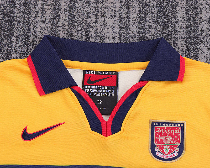 Arsenal 1997 Away Kids Retro Kit Jersey