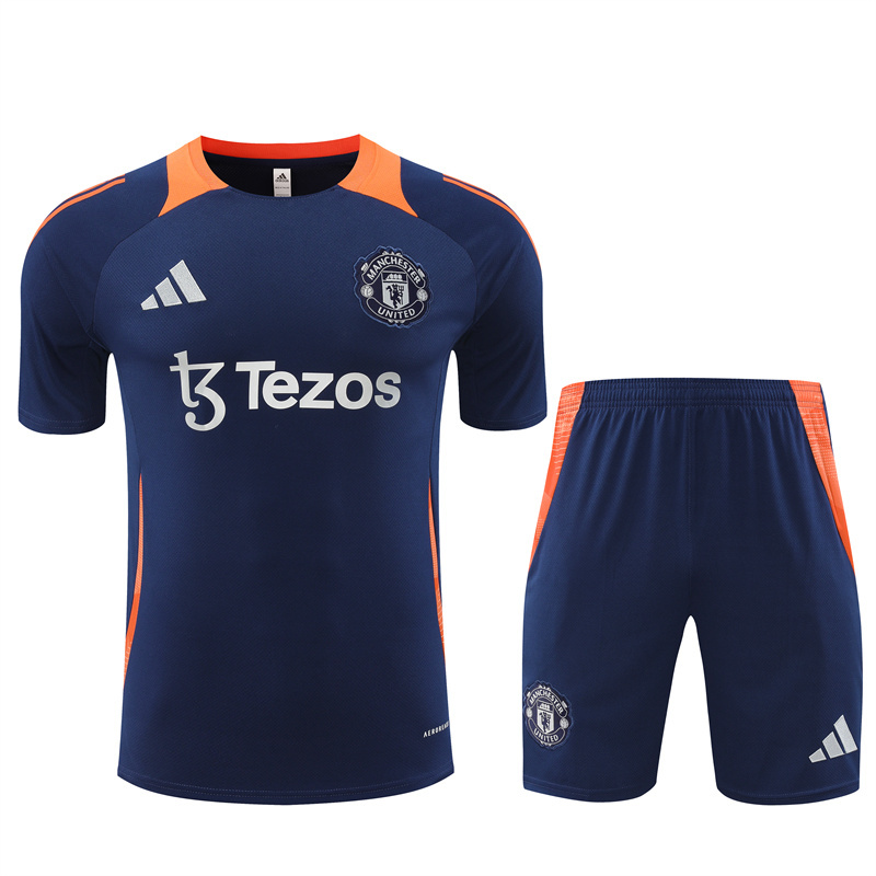Manchester United 24/25 kids Short Sleeve Jersey+Shorts ﻿