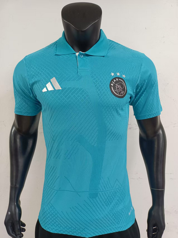 Ajax 25/26 Skyblue Polo Jersey-Player Version