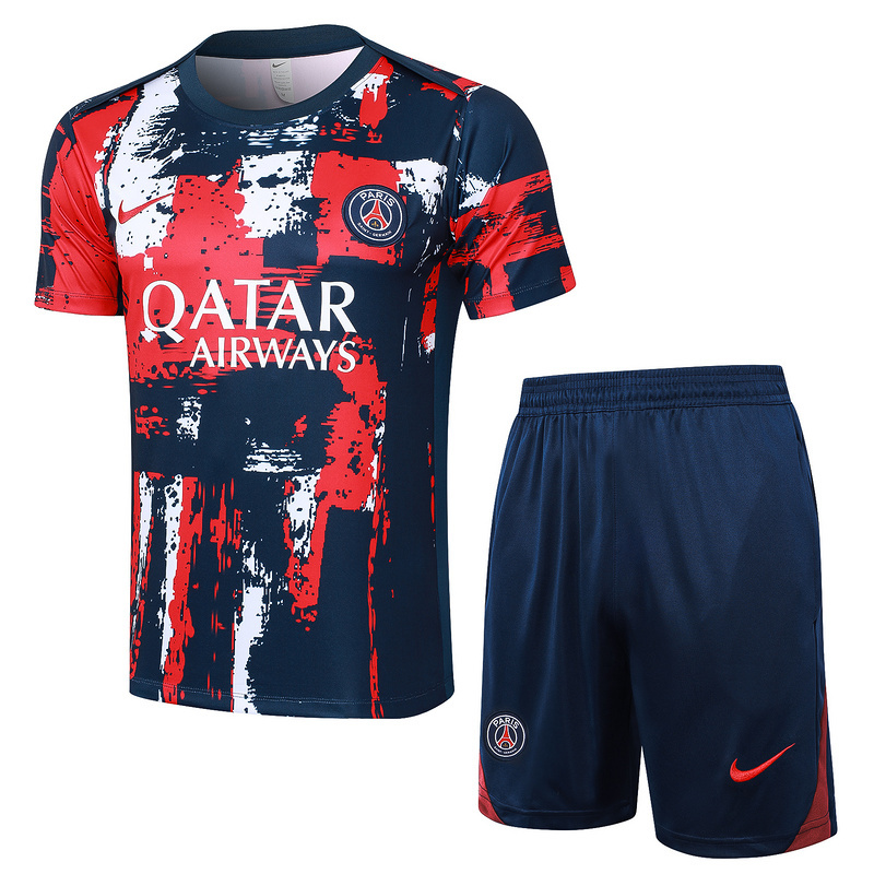 PSG 24/25 Adults short sleeved training suit with top and pants